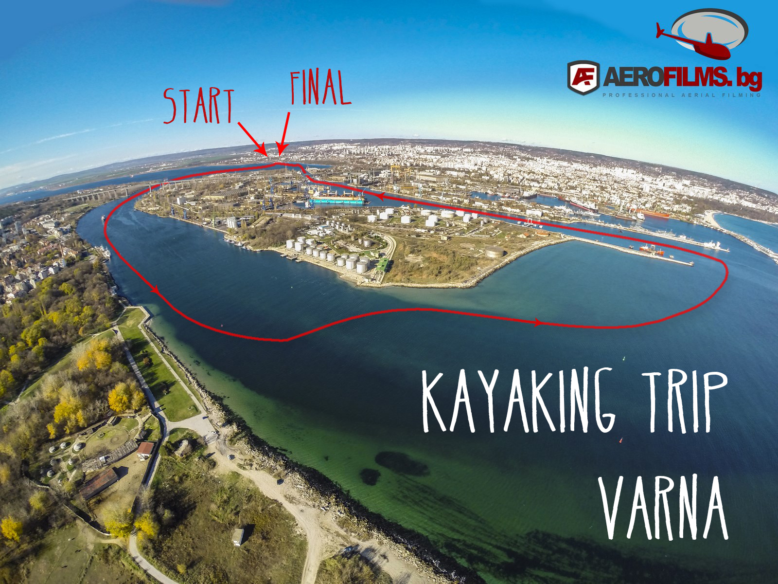 Varna lake kayaking