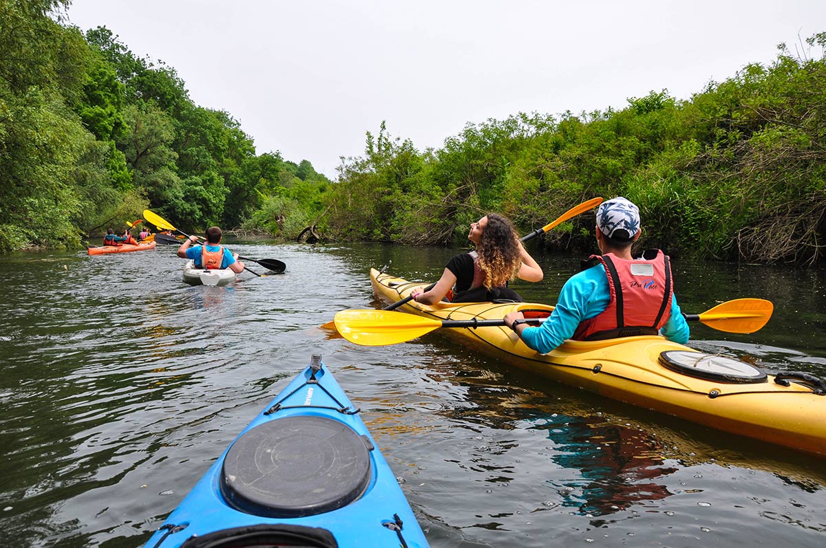 Kayaking Kamchia river